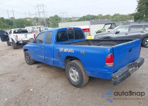 2000 Dodge Dakota Slt/Sport из США, поврежденный, VIN 1B7GL22X3YS703250